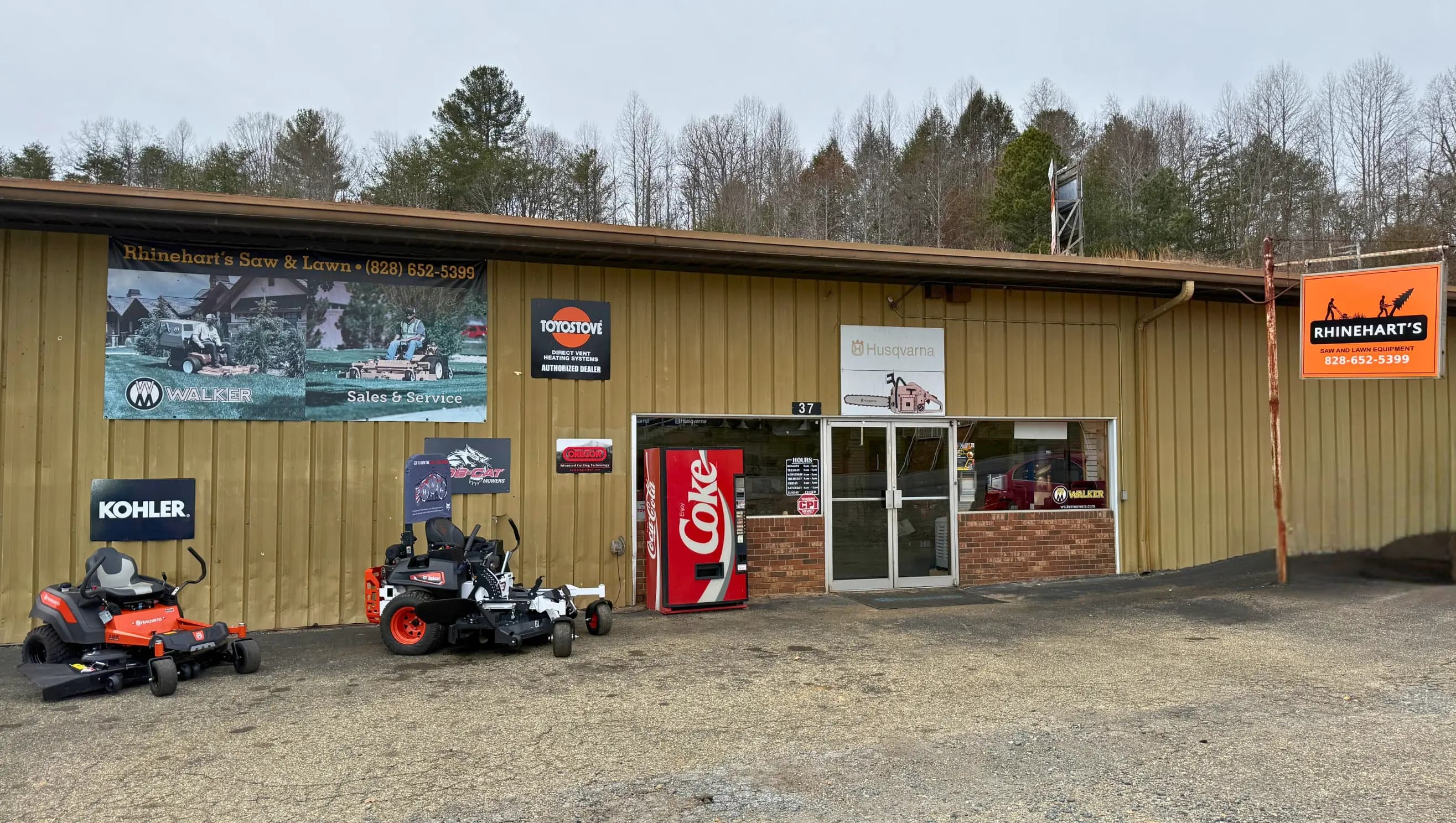 Rhinehart's Saw & Lawn Equipment storefront